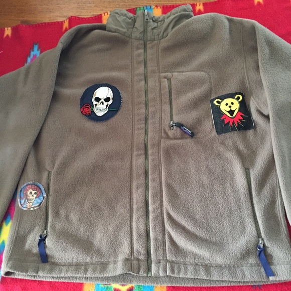 Vintage Patagonia Synchilla Grateful Dead Patches Jacket - Picture 7 of 15